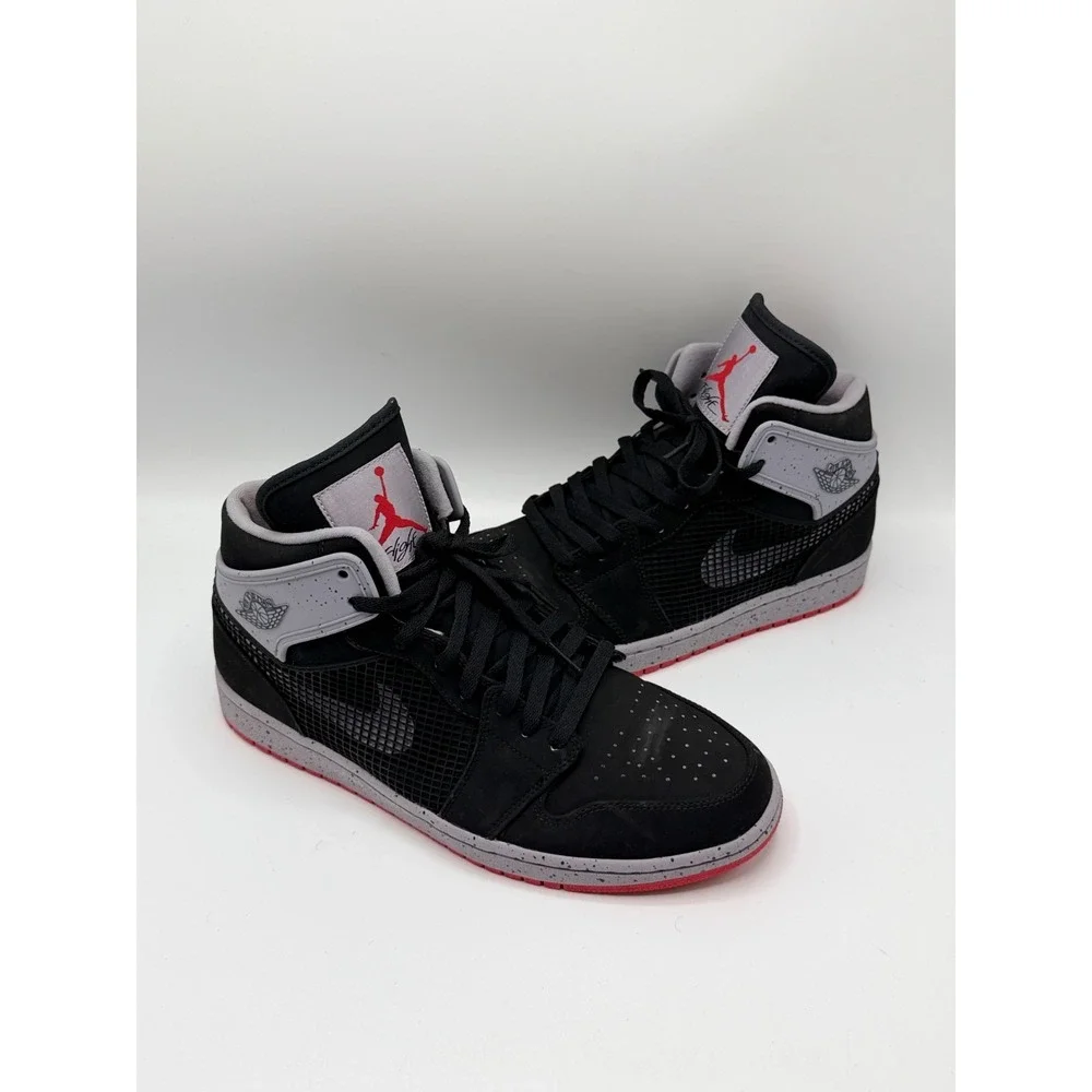Jordan 1 Retro 89 Black Cement Grey 599873-003 Mens Size 11.5 No Box